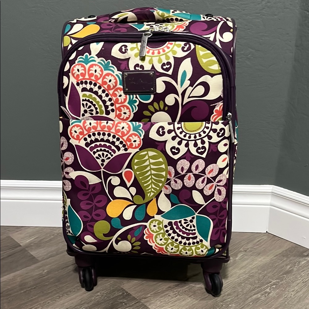 Vera Bradley Purple Floral Travel Bag